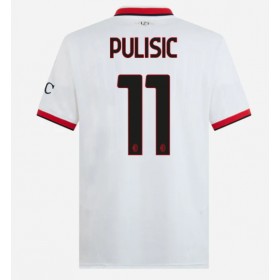 AC Milan Christian Pulisic #11 Borte skjorte 2024-25 Kortermet